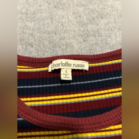 Charlotte Russe Striped Bodycon Dress - Picture 4 of 5